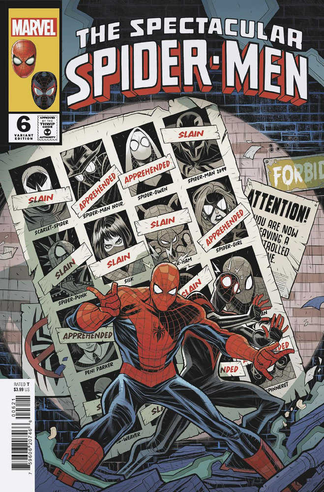 The Spectacular Spider-Men #6 Elizabeth Torque Homage Variant