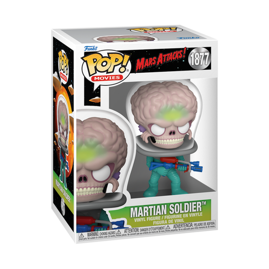 Pop! #1877 Movies Mars Attacks Alien Soldier Figure
