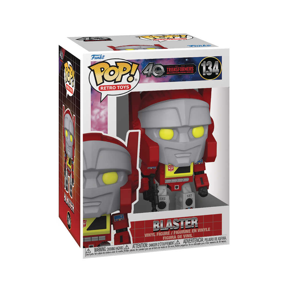 Pop! #134 Retro Toys Transformers G1 Blaster Vinyl Figure