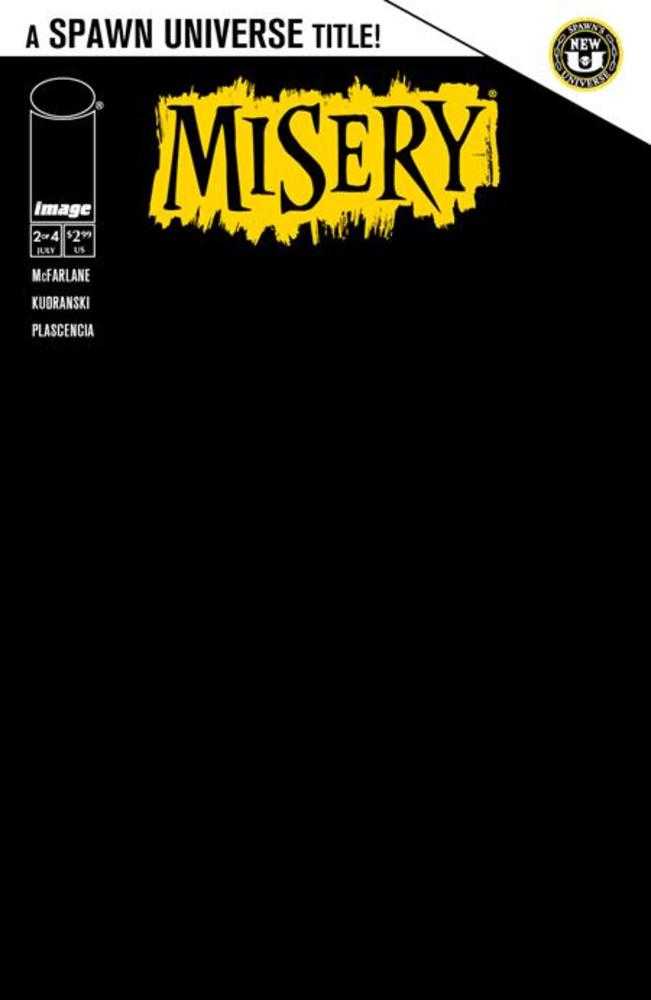 Spawn Misery #2 (Of 4) Cover B Blank Sketch Cover