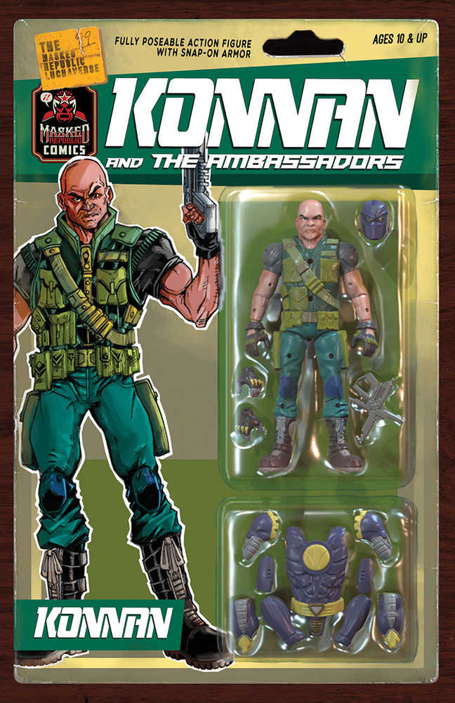 Luchaverse #3 Catalyst Cover D Konnan Action Figure (Mature)