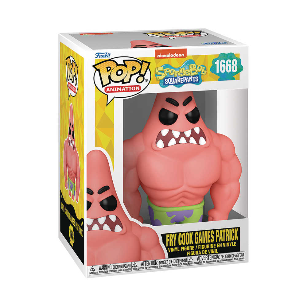 Pop! #1668 TV Spongebob Squarepants 25th Patrick W Muscles Vinyl Figure