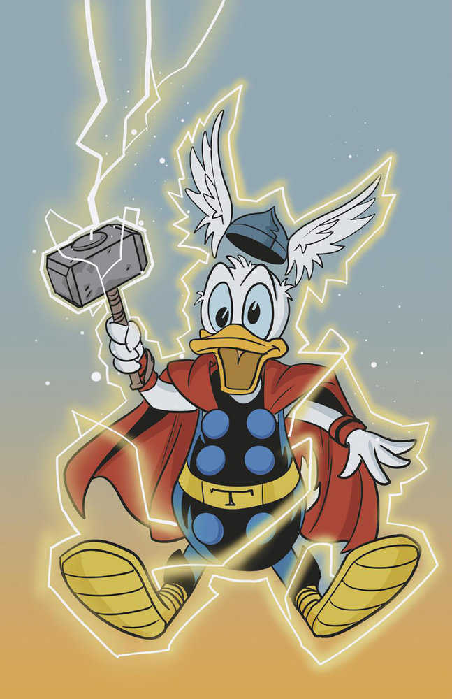 Marvel & Disney: What If...? Donald Duck Became Thor #1 Phil Noto Donald Duck Th Or Full Art Variant