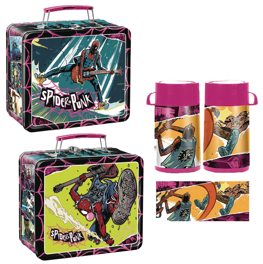 Tin Titans Spider-Punk PX Lunch Box w/ Beverage Container