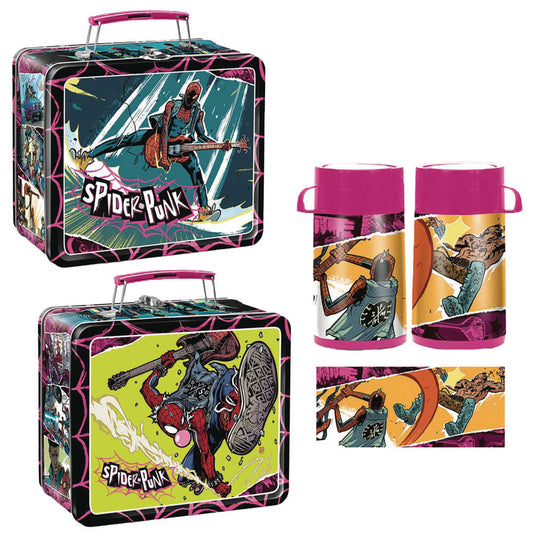 Tin Titans Spider-Punk PX Lunch Box w/ Beverage Container