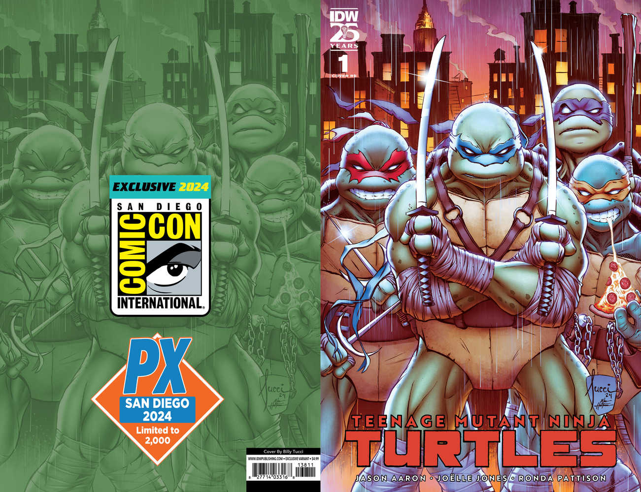 Sdcc 2024 Teenage Mutant Ninja Turtles Previews Exclusive #1 Tucci