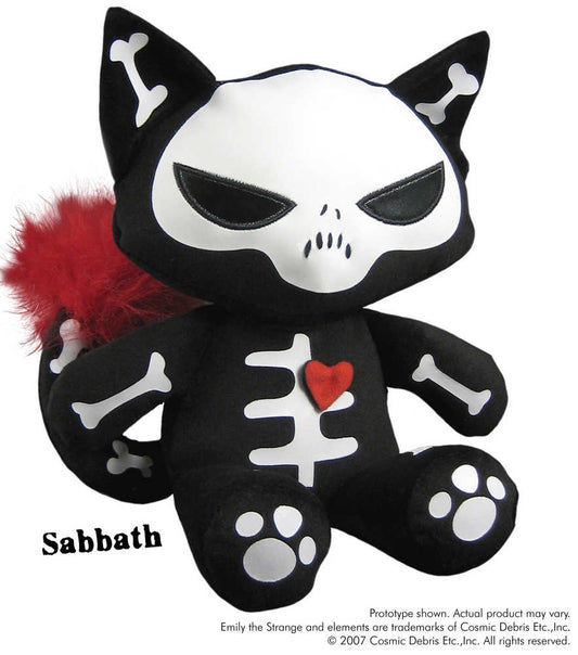 Emily The Strange Skele-Posse Sabbath 8" Plush