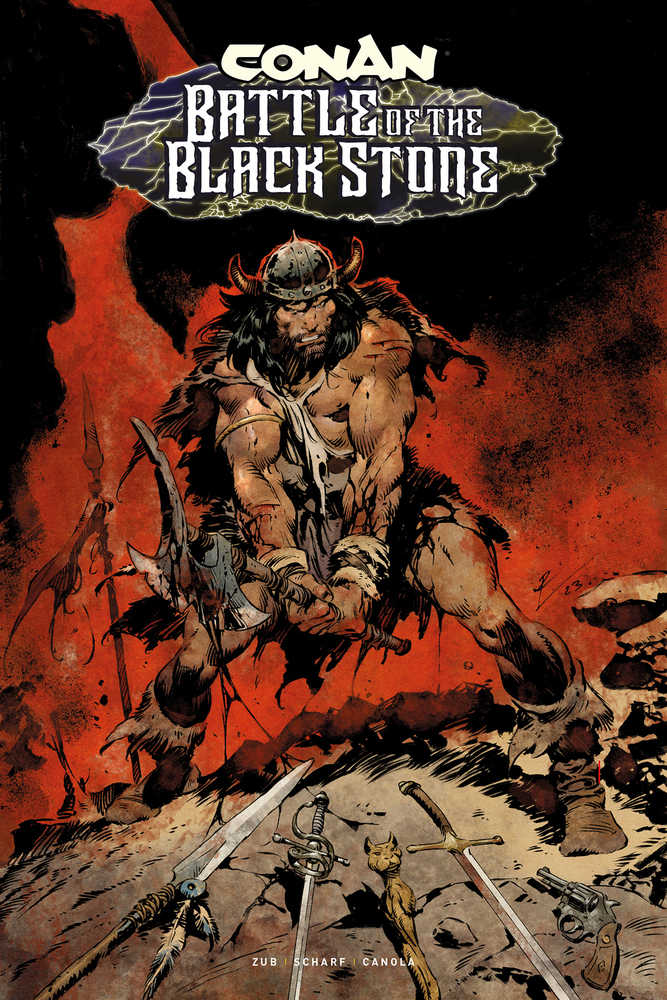 Conan the Barbarian Battle Black Stone TPB Direct Market Edition (Mature)