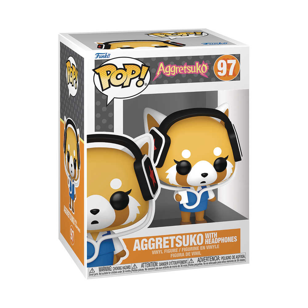 Pop! #97 Sanrio Aggretsuko W Headphones Figure