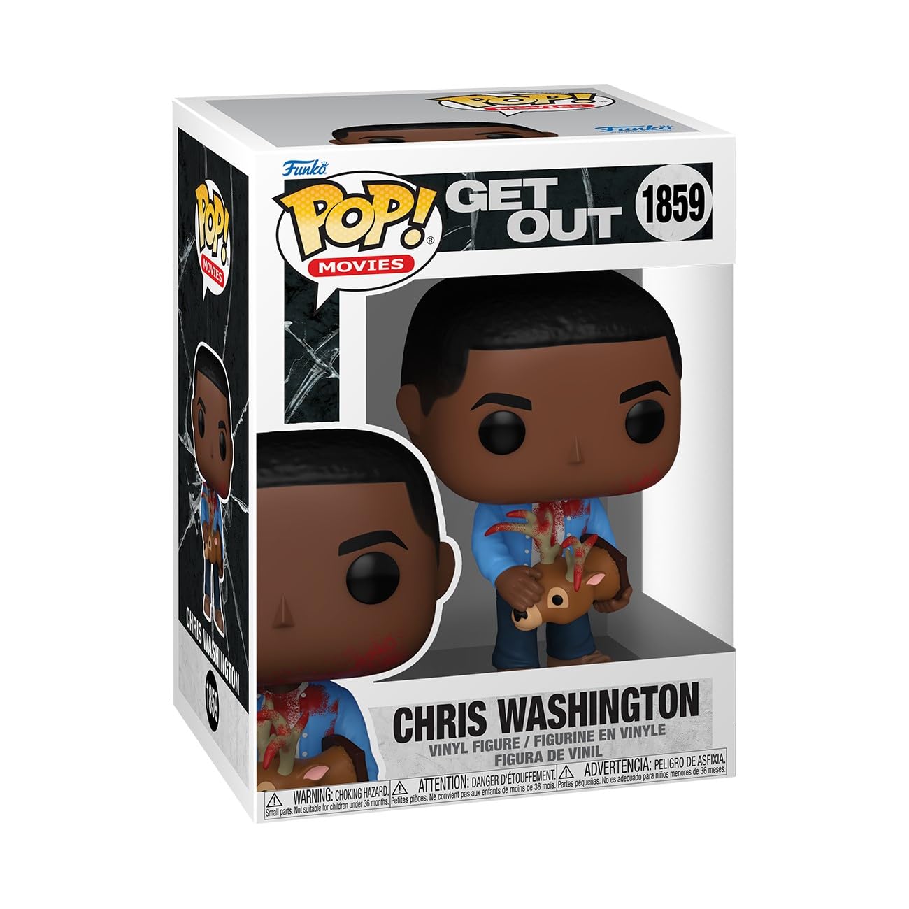 Pop Animation Get Out Chris Washington w/ Deer