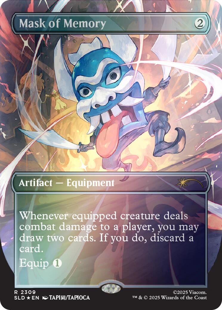 Mask of Memory (Rainbow Foil) [Secret Lair Drop Series]