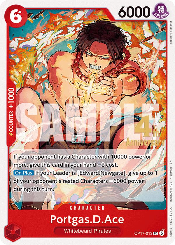 Portgas.D.Ace [The World's Strongest Warriors Release Event Cards]