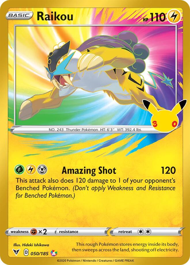 Raikou (050/185) [Mega Evolution: 30th Celebration Classic Collection]