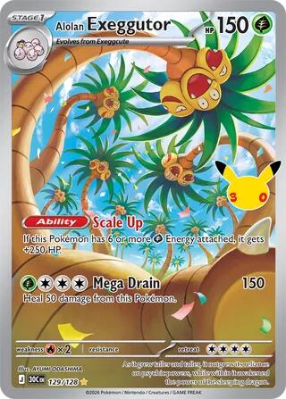 Alolan Exeggutor (129/128) [Mega Evolution: 30th Celebration]