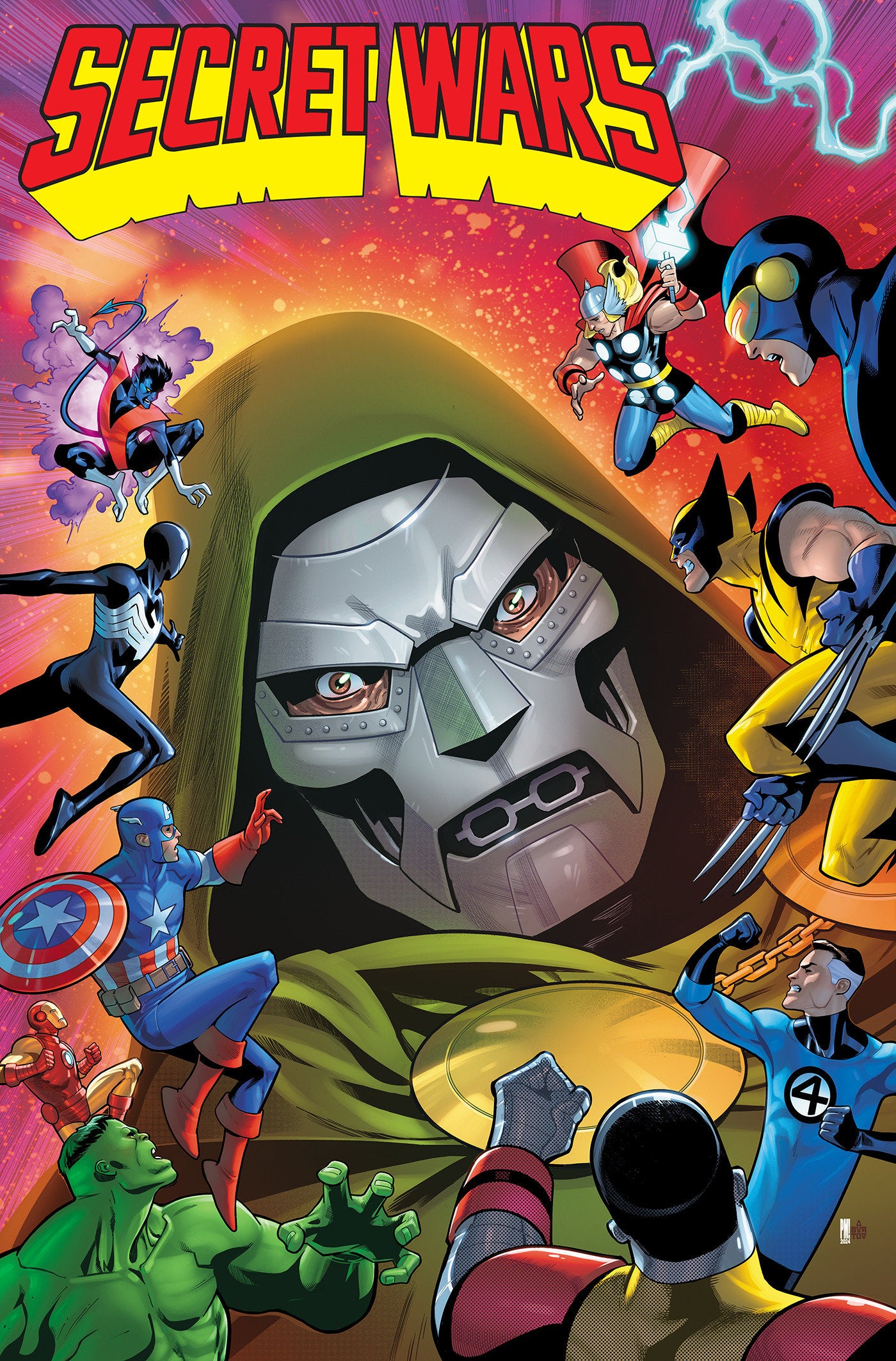 Marvel Super Heroes Secret Wars #10 Facsimile Edition Paco Medina Variant