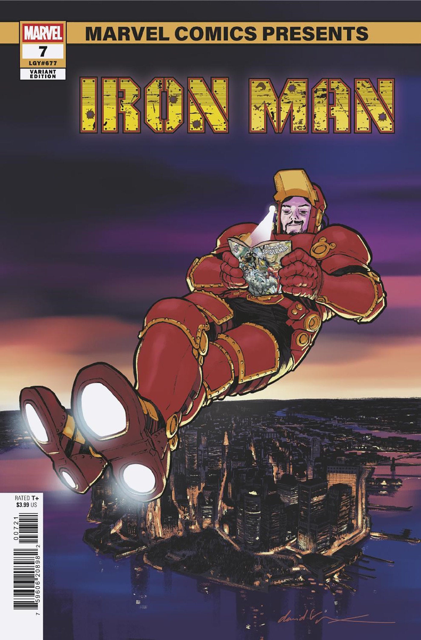 Iron Man #7 David Lopez Marvel Comics Presents Variant