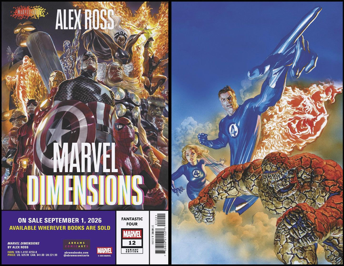 Fantastic Four #12 Alex Ross Marvel Dimensions Variant