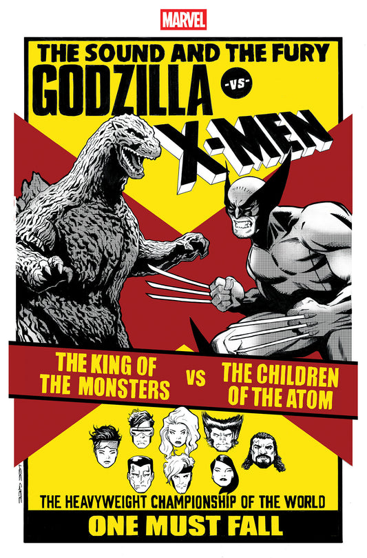 Godzilla vs X-Men #1 Lee Garbett Versus Variant