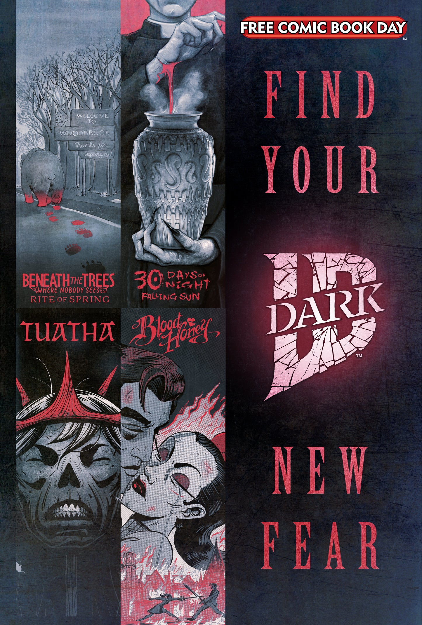 FCBD Idw Dark Find Your New Fear  (Mr