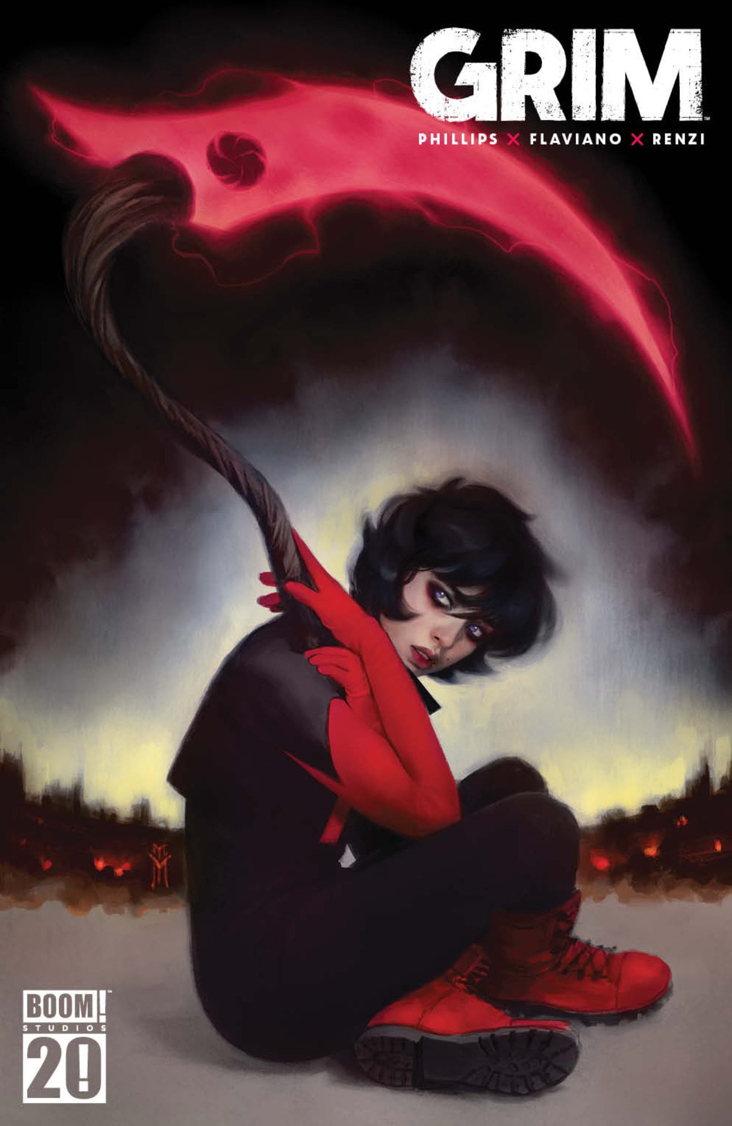 Grim #22 E Boom 20th Anniversary Variant (Dressed, Mercado)