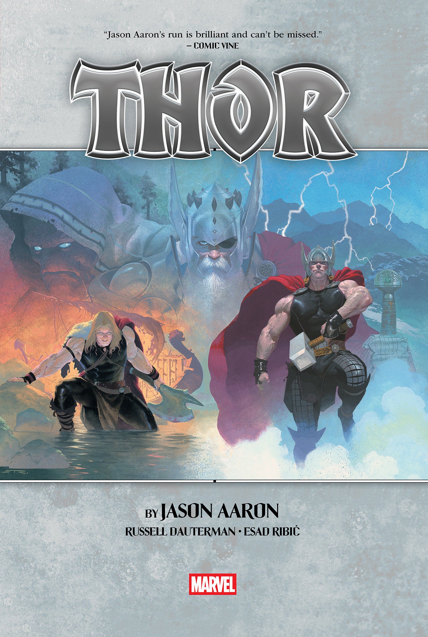 Thor By Jason Aaron Omnibus Volume. 1 Esad Ribic Cover [New Printing]