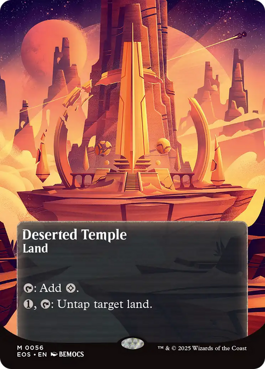 Deserted Temple (0056) (Borderless) [Edge of Eternities: Stellar Sights]