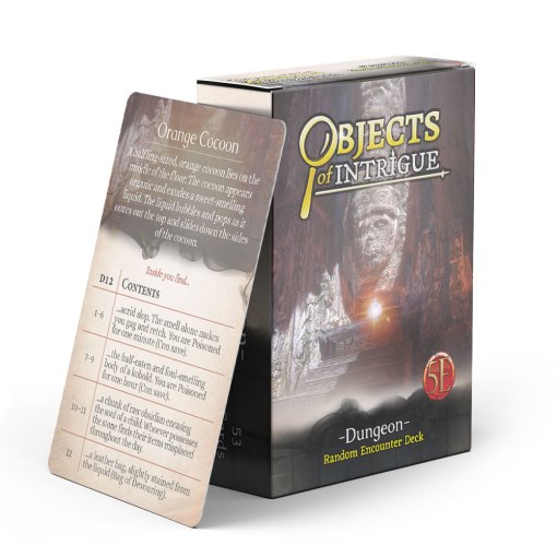 DM Toolbox Objects of Intrigue Dungeon Random Encounter Deck