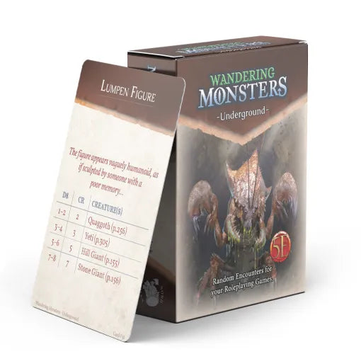 DM Toolbox Wandering Monsters Underground Random Encounter deck