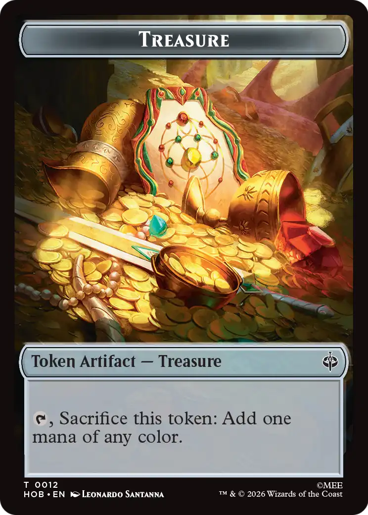 Goblin Army (0003) // Treasure (0012) Double-Sided Token [The Hobbit Tokens]