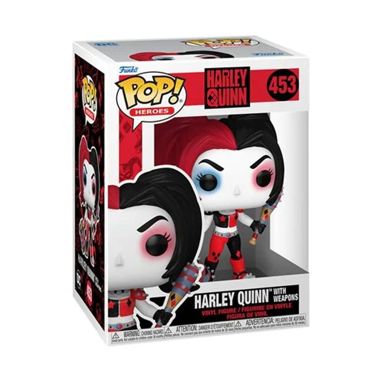 Pop! Heroes #453 Harley Quinn with Weapons
