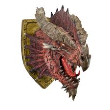 Ancient Red Dragon Limited Ed. 50th Anniversary Trophy Plaque