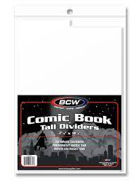BCW Comic Book Tall Dividers