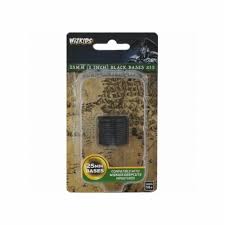 WizKids Black 25mm Round Bases