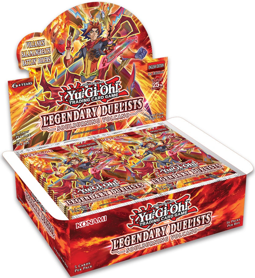YGO Leg. Duel.: Soulburning Volcano - Booster Box (36 pks) [No Discount]