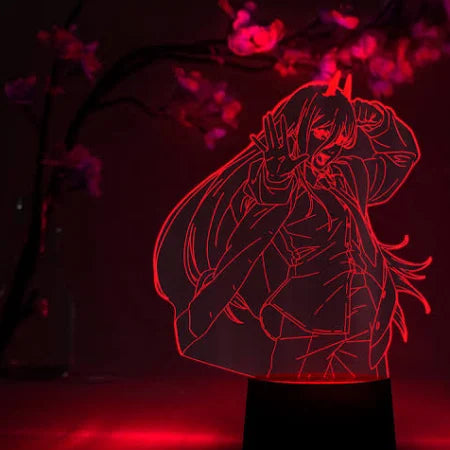 Chainsaw Man Power Otaku Lamp