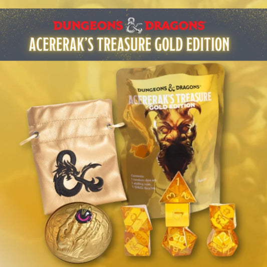 Acererak's Treasure, Gold Edition - Blind Bag Dice Set