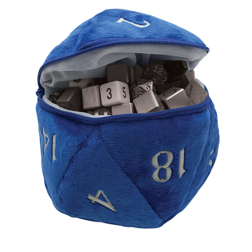 D20 Plush Dice Bag