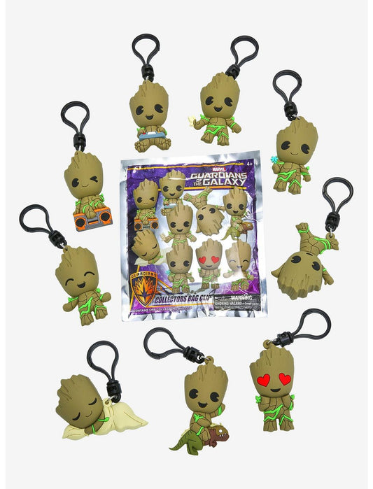 Marvel Groot Collection 3d Foam Bag Clip