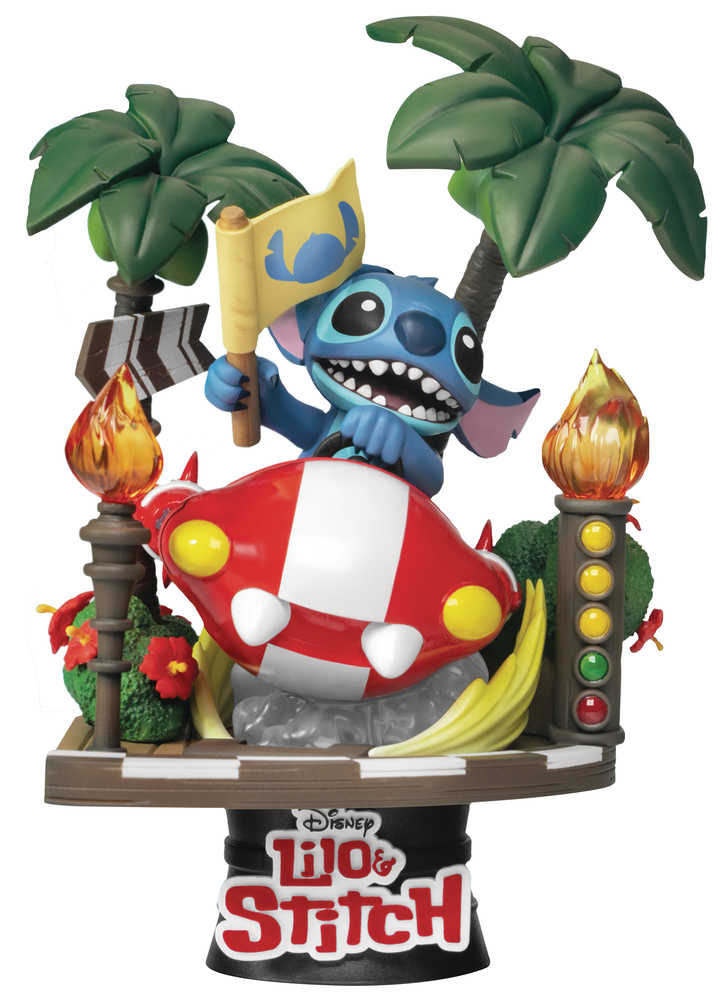 Lilo & Stitch Ds-108 Stitch Racing Car D-Stage 6in Statue (C
