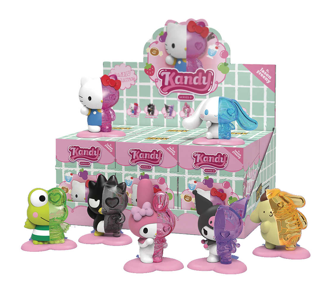 Kandy Sanrio Ser 01 Fun Box Mini Figure 6pc Blind Mystery Box Display