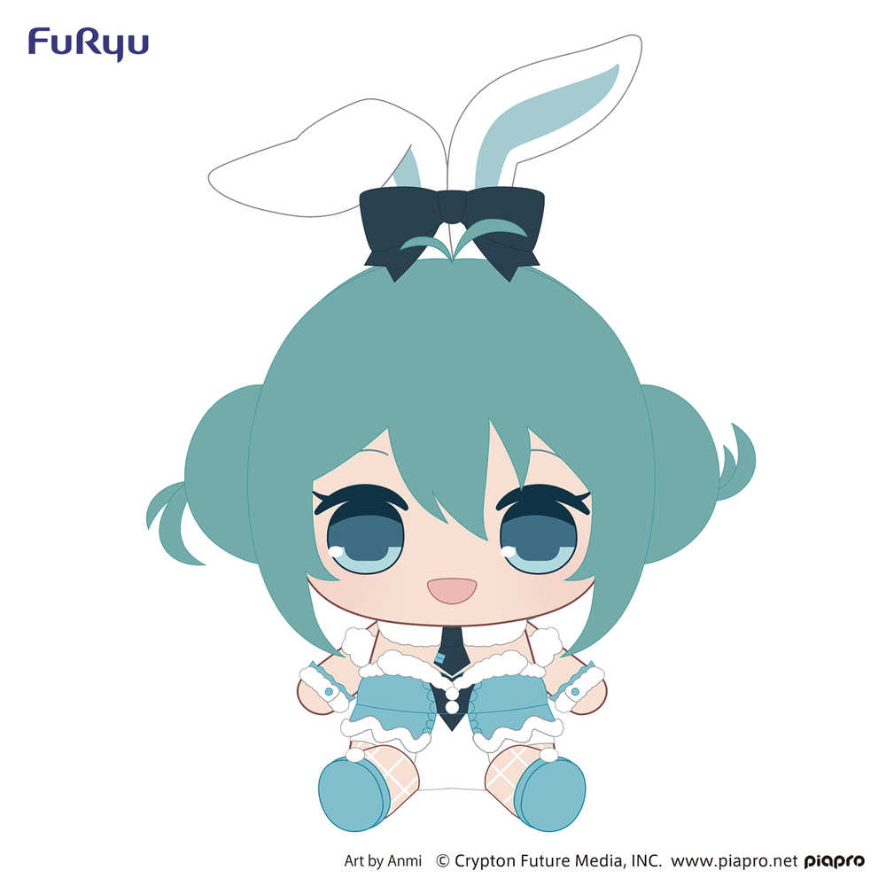 Hatsune Miku Kyurumaru White Rabbit Big Plush Toy