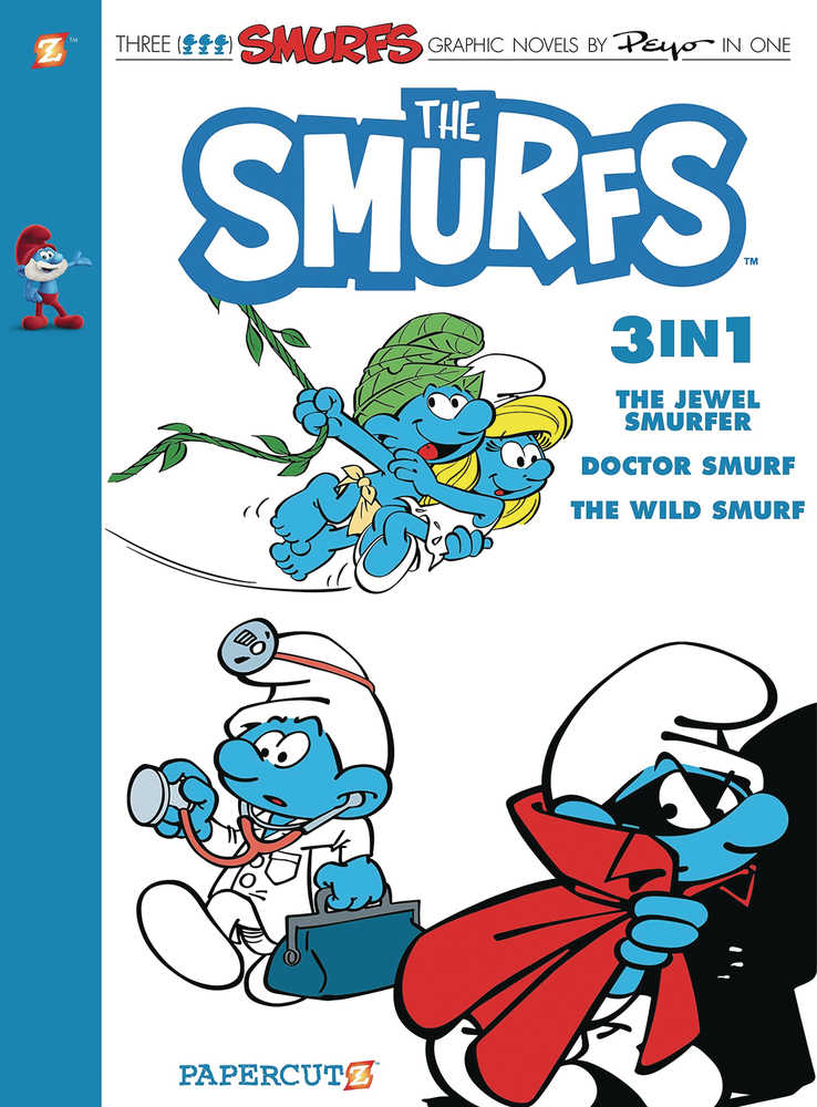 Smurfs 3 in 1 Graphic Novel Volume 07