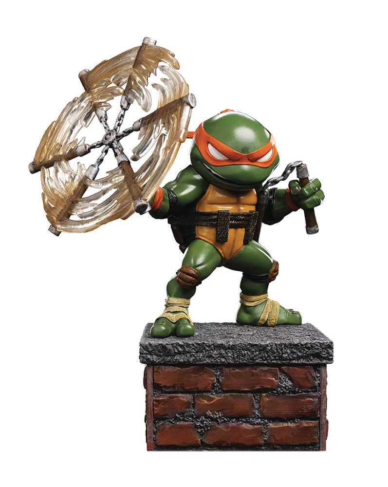Sdcc 2023 Minico Teenage Mutant Ninja Turtles Michaelangelo V2 Previews Exclusive PVC Figure