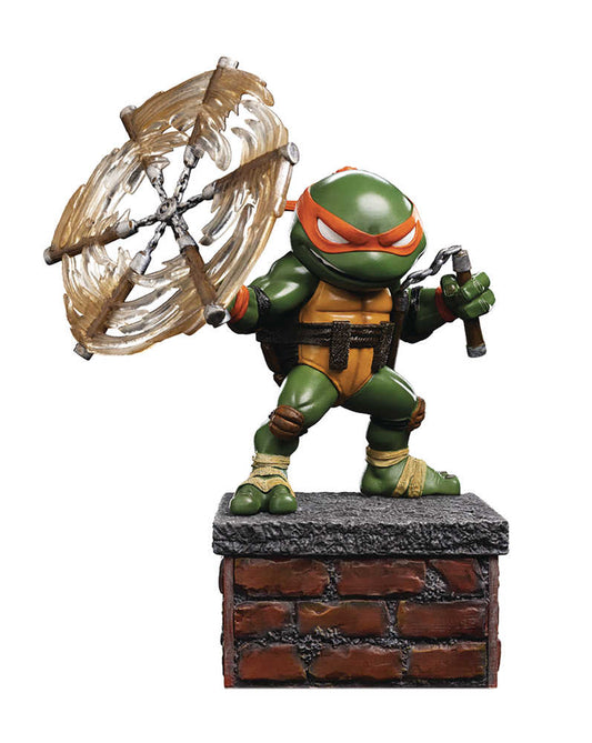 Sdcc 2023 Minico Teenage Mutant Ninja Turtles Michaelangelo V2 Previews Exclusive PVC Figure