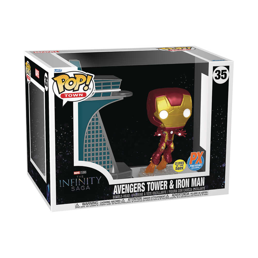 Pop! #35 Town Avengers 2 Avengers Tower W Iron Man