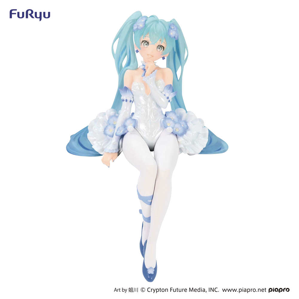 Hatsune Miku Flower Fairy Nemophila Noodle Stopper Figure