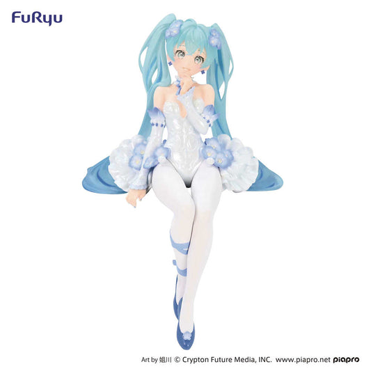 Hatsune Miku Flower Fairy Nemophila Noodle Stopper Figure
