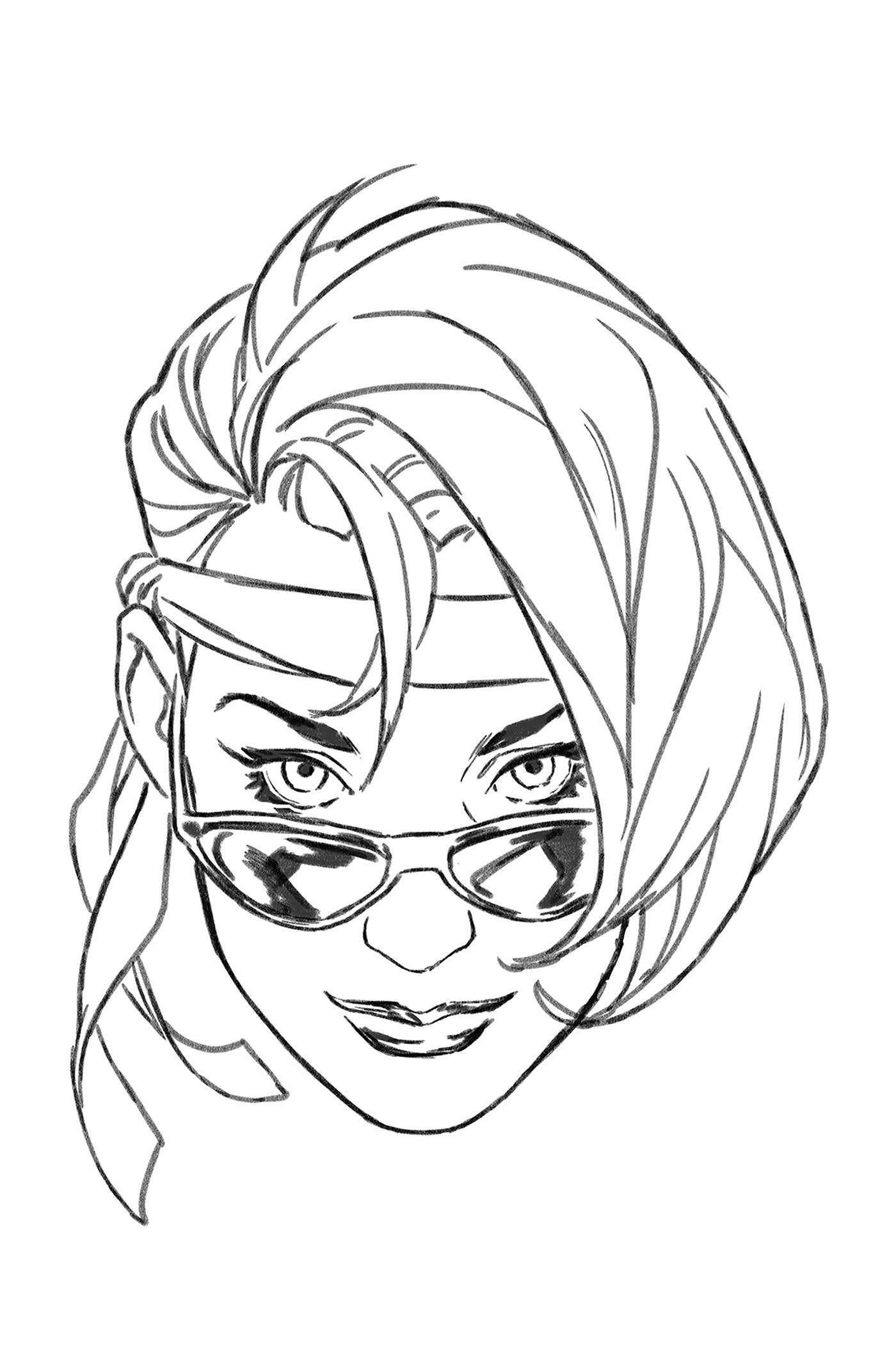 Dead X-Men #3 Mark Brooks Headshot Full Art Sketch Variant [Fhx]