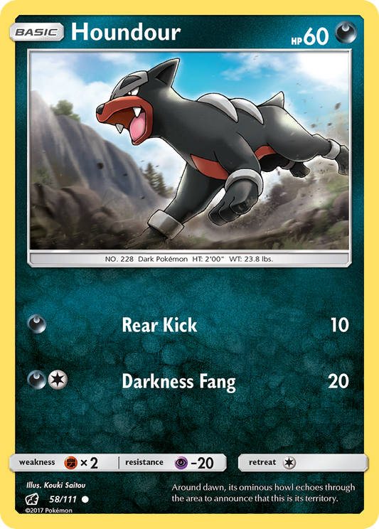 Houndour (58/111) [Sun & Moon: Crimson Invasion]