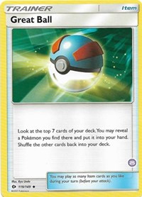 Great Ball (119/149) (Deck Exclusive #25) [Sun & Moon: Trainer Kit - Alolan Sandslash]